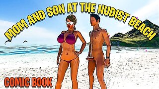 stepmother AND stepson ON A NUDIST BEACH