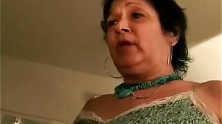 Granny Receives Facial Cumshot After Blowjob